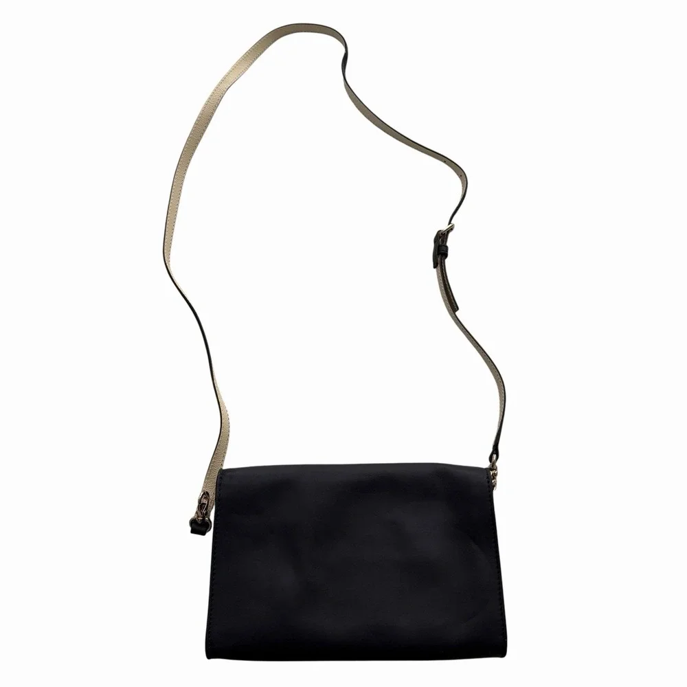 NWT‎ Kate Spade Juliana Hampton Road Crossbody Navy Pebbled Leather Purse Bag